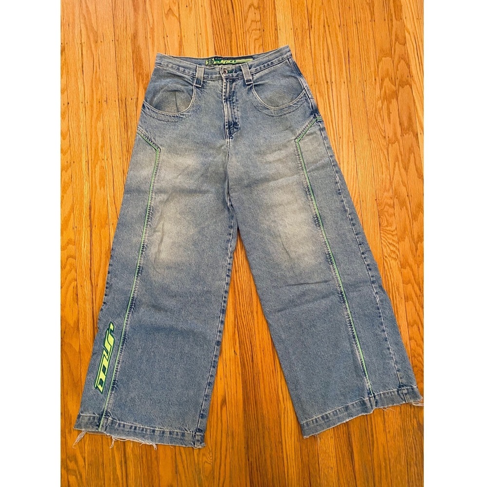 JNCO Sequencer 316 Vintage 90s Wide Leg Skater Jeans Size 34x34